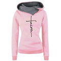 Sweatshirt "faith" motif religieux