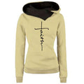 Sweatshirt "faith" motif religieux