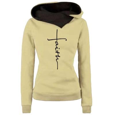 Sweatshirt "faith" motif religieux