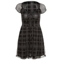 Robe mini pour femme a carreaux