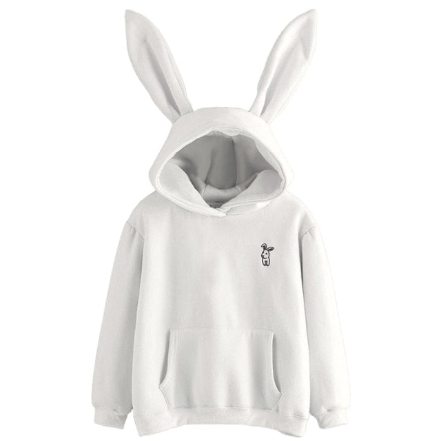 Sweatshirt a capuche lapin