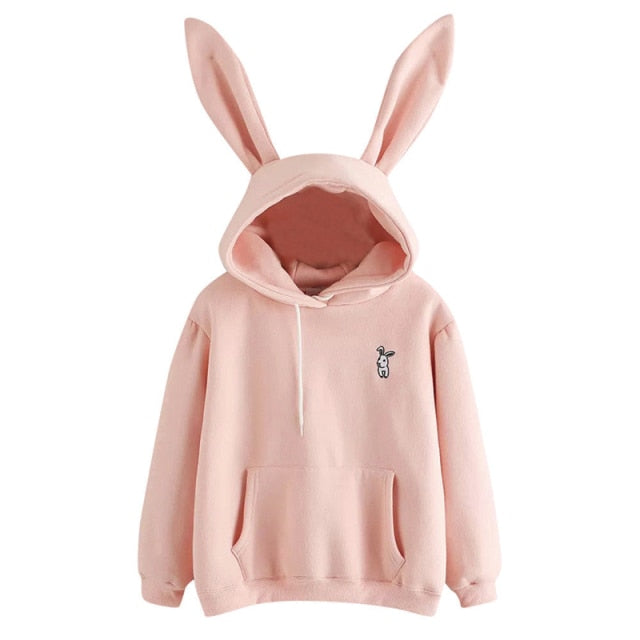 Sweatshirt a capuche lapin