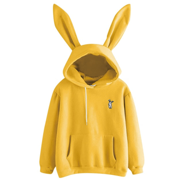 Sweatshirt a capuche lapin