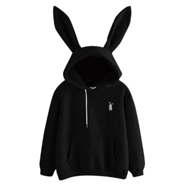 Sweatshirt a capuche lapin