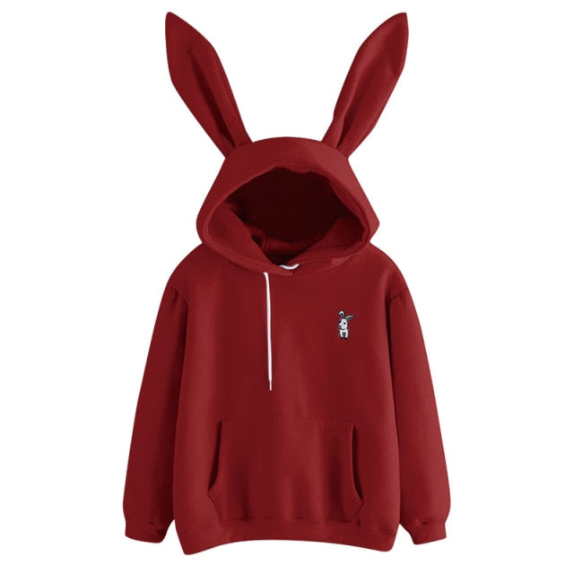 Sweatshirt a capuche lapin