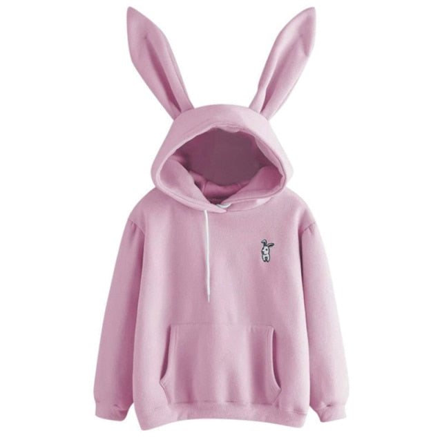 Sweatshirt a capuche lapin