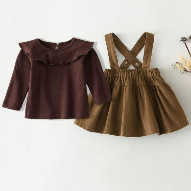 Blouse fleurie et joli haut aux brettelles fille